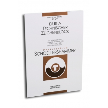 S24102 - 4016443241029 - Schoellershammer - Bloc papier lisse Durex 200g/m2 20 feuilles A3