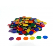 Jeton de couleur en plastique 500 pièces