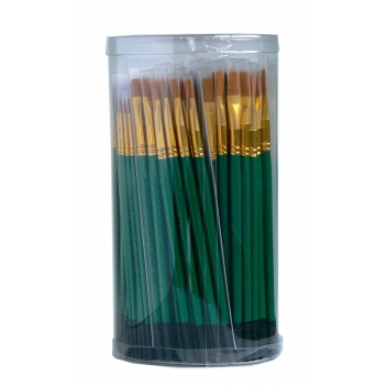 AA144PS - 3700010401541 - Tri Star - Pinceaux synthétiques Assortiment de 144 pièces