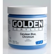 Peinture Acrylic HB Golden VII 473ml Bleu Ceruléen Chrome