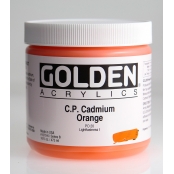 Peinture Acrylic HB Golden VIII 473ml Orange Cadmium