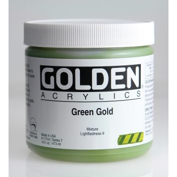 4-01170 - 0738797117068 - Golden - Peinture Acrylic HB Golden VII 473ml Or Vert