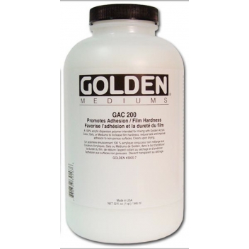 9-03920 - 0738797392076 - Golden - Médium rigidifiant GAC200 Acrylic 946 ml