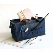 Sac de rangement / Musette du peintre en jean