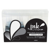 Ink by Graph'it 4 Recharges d'Encre Essential colours