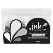 Ink by Graph\'it 4 Recharges d\'Encre Neutral grey