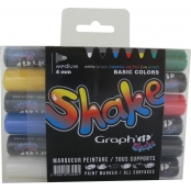 Set de 6 Marqueurs Graph'it Shake Medium Basic