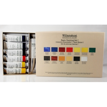WT-8500 - 0877463009006 - Williamsburg - Peinture à l'huile Williamsburg Basic I 13 couleurs