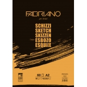 Papier Fabriano Schizzi Esquisse Bloc 42x59,4 90 g 60 feuil.