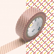 Masking Tape MT tirets rouge - hasen red