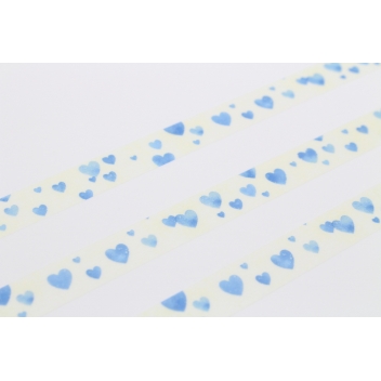 MT01D332RZ - 4971910281482 - Masking Tape (MT) - Masking Tape MT nuée de coeurs bleus - heart stamp blue - 3