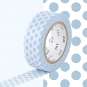 Masking Tape MT Pois bleu glacier - dot ice