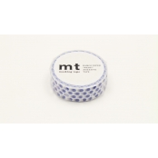 Masking Tape MT Pois bleu foncé - dot night blue