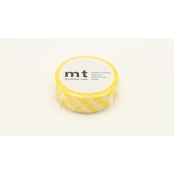 Masking Tape MT rayures jaune - stripe lemon