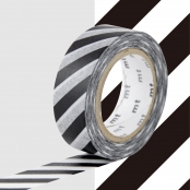 Masking Tape MT rayures noir - stripe black