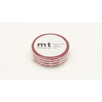 MT01D382RZ - 4971910281765 - Masking Tape (MT) - Masking Tape MT Lignes rouge - border strawberry - 2