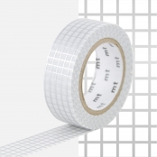 Masking Tape MT Quadrillage argent