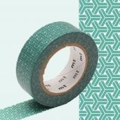 Masking Tape MT tradi kumikikkou bleu