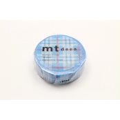Masking Tape MT tartan écossais bleu - check blue