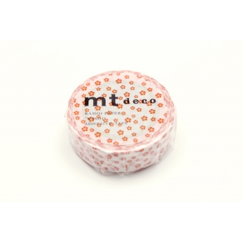 MT01D427RZ - 4971910282038 - Masking Tape (MT) - Masking Tape MT fleurs rouge fond blanc - neijiriume shu