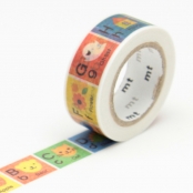 Masking Tape MT Kids multicolore alphabet A - M