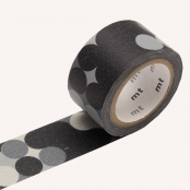 Masking Tape MT Ardoise 2 cm pois