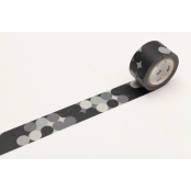 Masking Tape MT Ardoise 2 cm pois