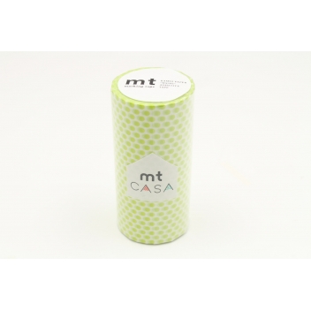 MTCA1103Z - 4971910227848 - Masking Tape (MT) - Masking Tape MT Casa Pois 10 cm vert anis - dot lime