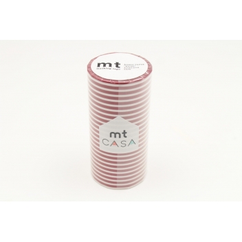 MTCA1108Z - 4971910227893 - Masking Tape (MT) - Masking Tape MT Casa Lignes 10 cm rouge - border strawberry