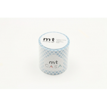 MTCA5101Z - 4971910227381 - Masking Tape (MT) - Masking Tape MT Casa Pois 5 cm bleu glacier - dot ice
