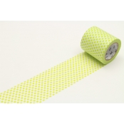 Masking Tape MT Casa Pois 5 cm vert anis - dot lime