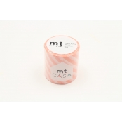 Masking Tape MT Casa Rayé 5 cm rose saumon - salmon pink