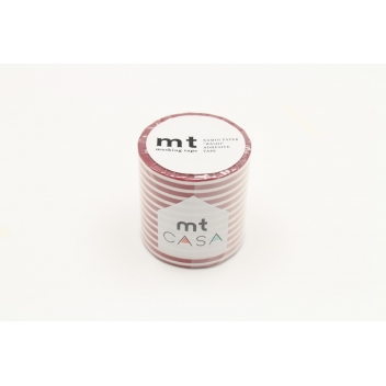 MTCA5108Z - 4971910227459 - Masking Tape (MT) - Masking Tape MT Casa Lignes 5 cm rouge - border strawberry