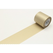 Masking Tape MT Casa Lignes 5 cm or - border gold