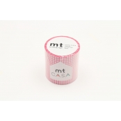 Masking Tape MT Casa Quadrillage 5 cm rose fond rose - berrymousse