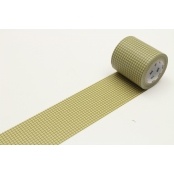 Masking Tape MT Casa Quadrillage 5 cm vert fond vert - moss