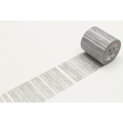 Masking Tape MT Casa 5 cm Lignes obliques noir