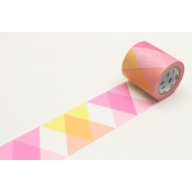 Masking Tape MT Casa 5 cm arlequin rose - diamond pink