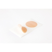 Masking Tape MT Casa Seal Sticker rond en washiRayé orange