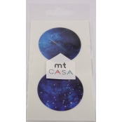 Masking Tape MT Casa Seal Sticker rond en washi ciel étoilé