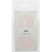 Masking Tape MT Casa Seal Sticker rond en washi Pois rose
