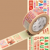 Masking Tape MT Noel 2 cm journal de Noël - christmas news