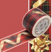 Masking Tape MT Noel ruban cadeau - christmas ribbon - 3cm