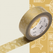 Masking Tape MT 1,5 cm Noel dessine - moi Noël - line drawing