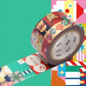 Masking Tape MT Noel nordique - geometric christmas