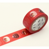 Masking Tape MT Noel 2 cm Gâteaux de Noël - christmas cake