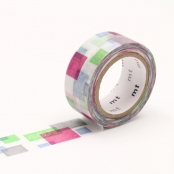 Masking Tape MT 1,5 cm Double Face color block