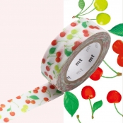 Masking Tape MT EX 1,5 cm Cerises - cherries