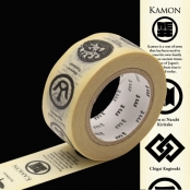 Masking Tape MT EX 2 cm emblèmes samouraï - family crest