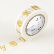 Masking Tape MT EX nombre - symbol gold